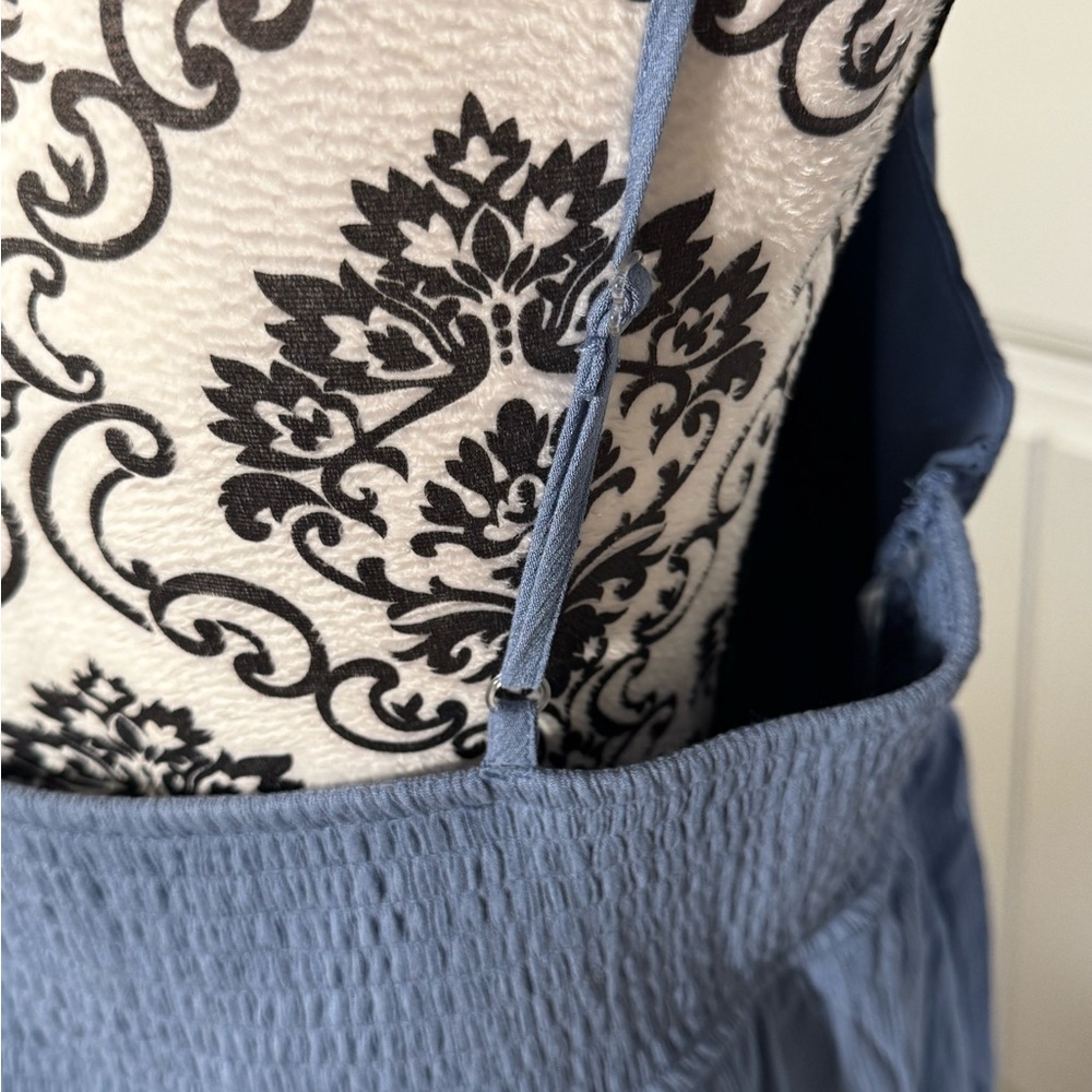 No Boundaries Blue Eyelet Dress NWT - Picture 5 of 7